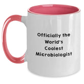 Funny Microbiologist Gifts from Friends, Christmas Unique Mugs for Men, Women, Coolest World's Microbiologist Lover - Main